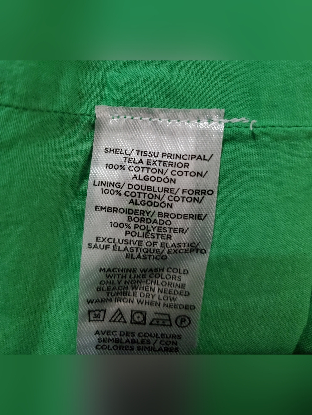 NWT Loft Green Eyelet Midi Dress with Smocked Bodice Size Medium - Picture 8 of 8